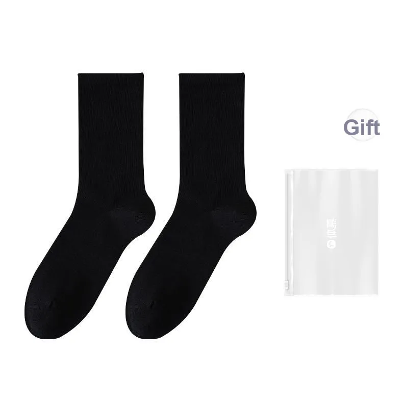 Temooues Mid Calf Socks Unisex Shopping Bag Combo Set-41