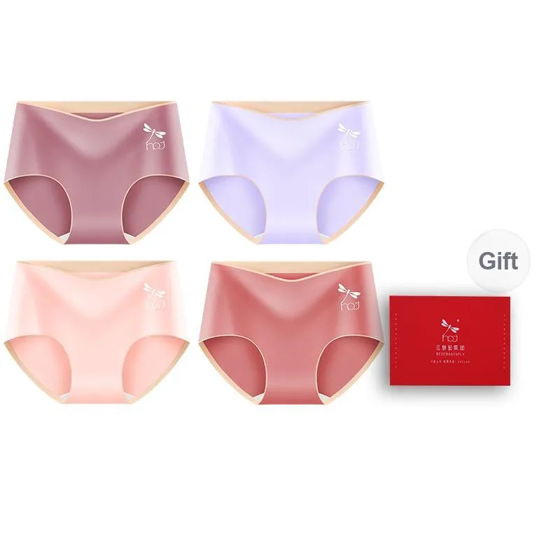 RED DRAGONFLY Cotton Panties Women's Combination Gift Box Set-1