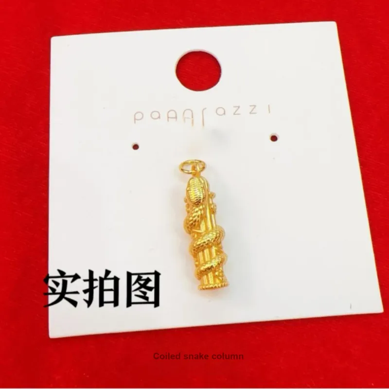 Imono Brass Gold Plated Necklaces Unisex-3