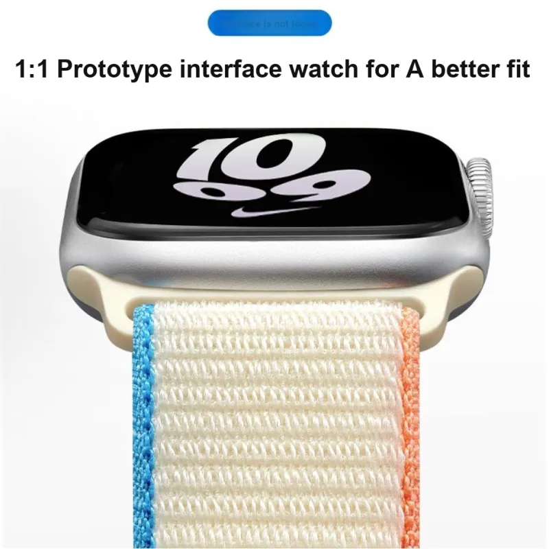 KVZUVUU Apple Compatibility Watch Band 287mm Nylon Material-3