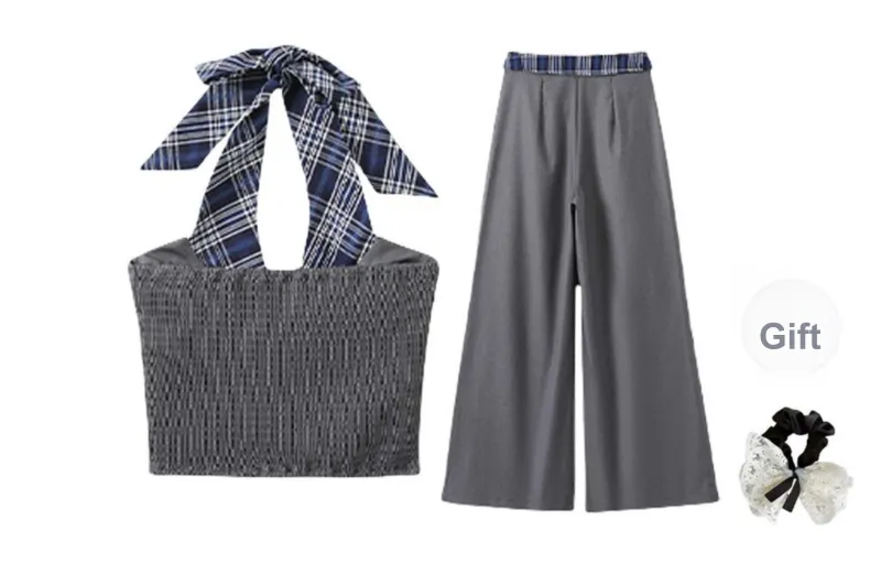 TUSHIFEI Casual Suit Women's Gray-1