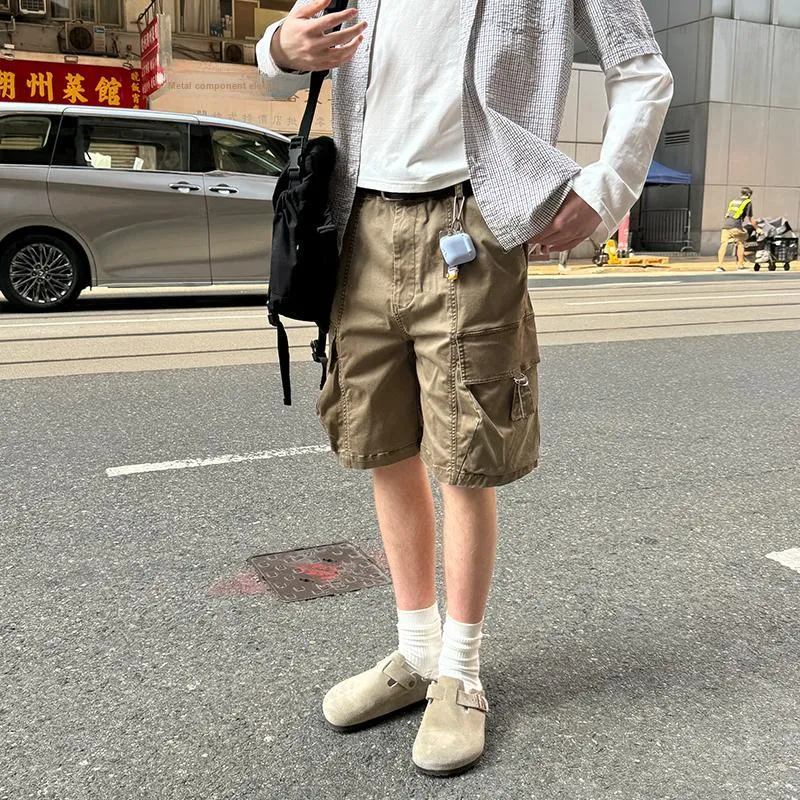COUNTRY MOMENT Cargo Shorts Unisex Sand Washed-5
