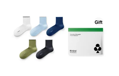 YOUKESHU Mid Calf Socks Men's Combo Set