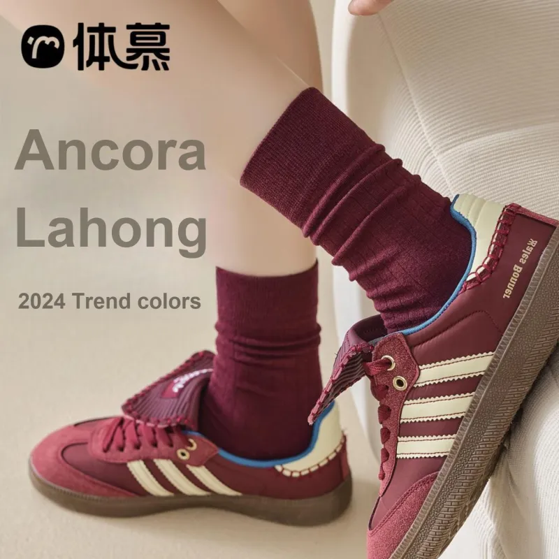 Temooues Mid Calf Socks Women's Combo Set-3