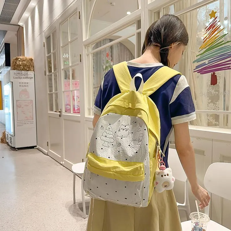 PULEWEI Nylon Backpack Unisex Multicolor-15