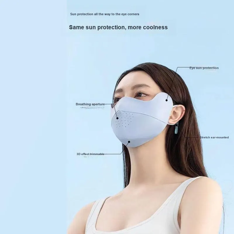 Ai Jiawei Polyamide Sun Protection Masks Unisex-4