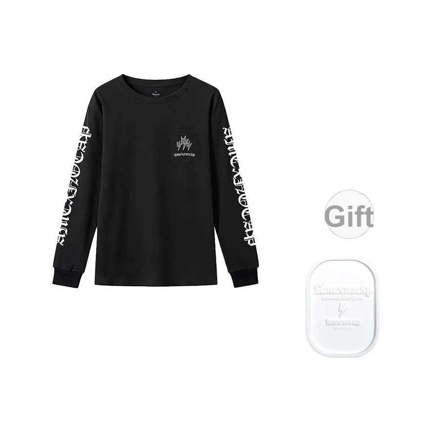 Amexnocap С принтом длинный с длинными рукавами унисекс