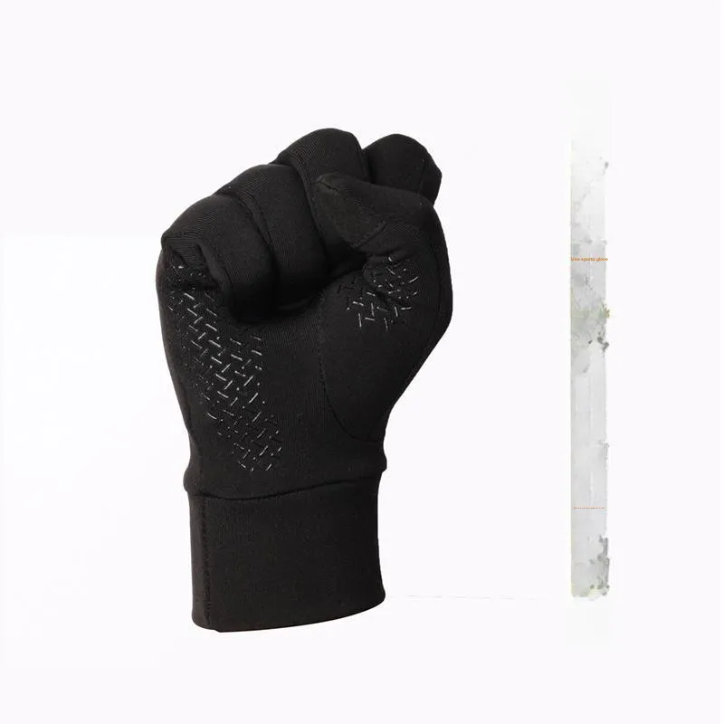 TANLU Riding Equipment Cycling Glove Outdoor Sports Unisex Polyester Elastane Black-5