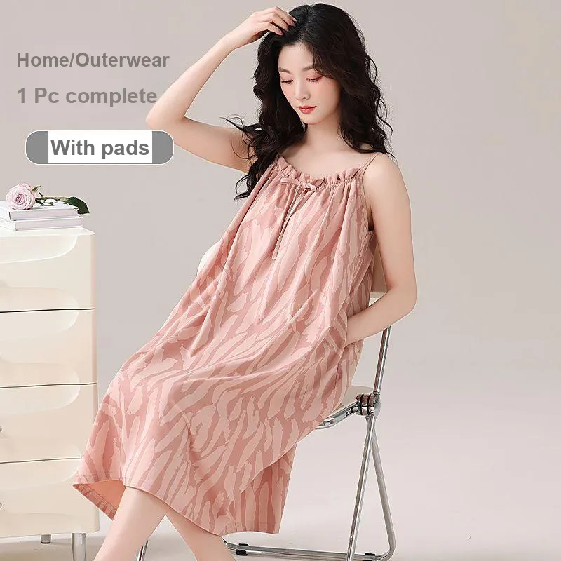 DanceBees Nightgown Women's Pink-2