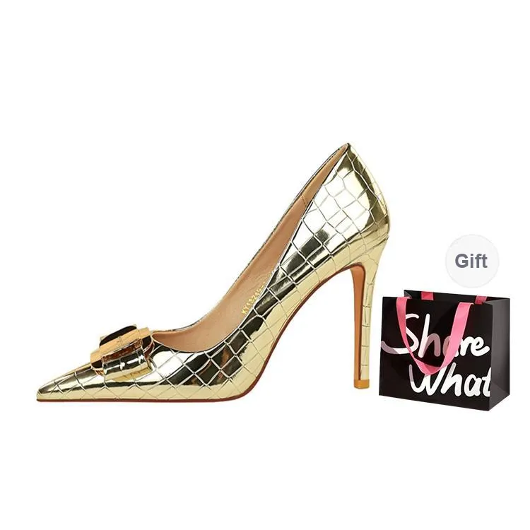 BIGTREE Slim Heel High Heels Women's-2