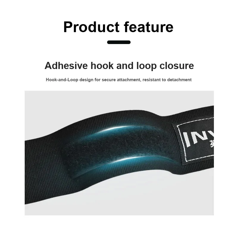 INVUI Boxing Accessories 100% Cotton Boxing Training Unisex 3m/5m Black-7