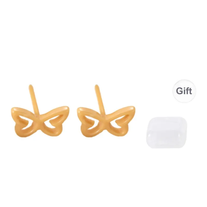 Shiban Ceramic Stud Earrings Unisex-4