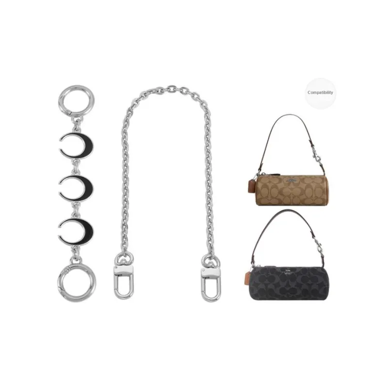 Lan Bao Fan Metal Shoulder Strap, Bag Accessory Women's Gold Tone-76