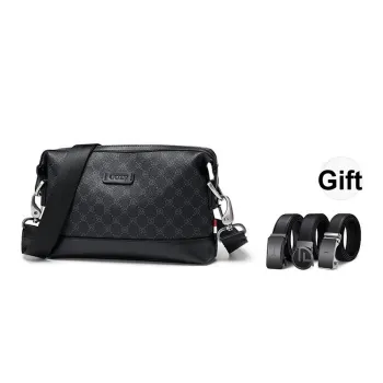 GOLF PVC Commute Bag, Shoulder Bag Regular Men's Black