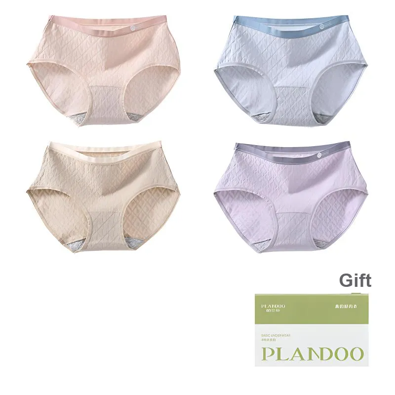 PLANDOO Underpants Women's Shopping Bag 4 Pack-20
