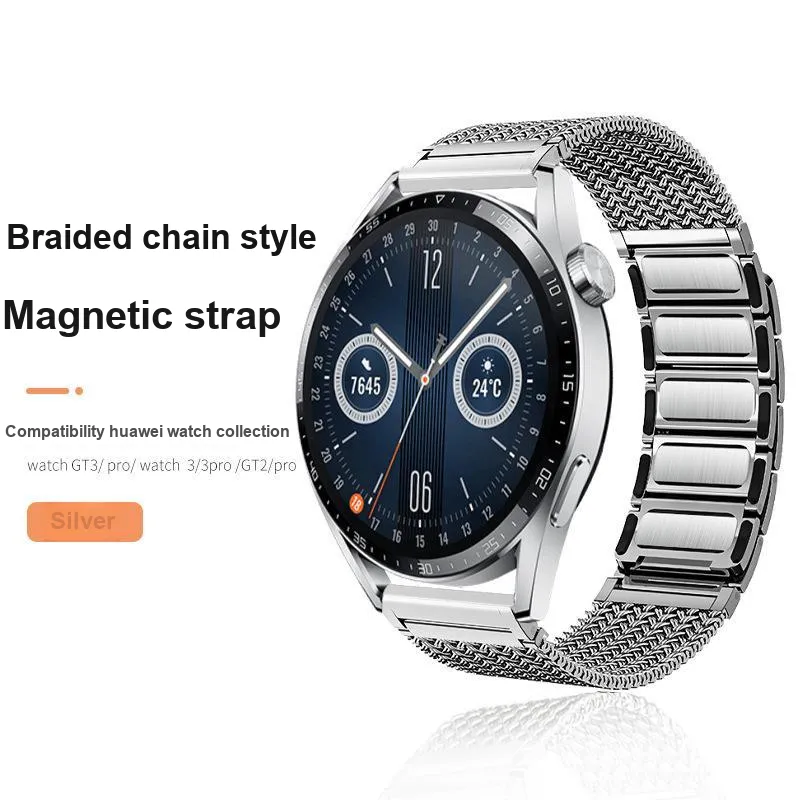 Vobafe Watch Bands Huawei Compatibility 214mm Stainless Steel Material-1