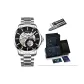 Silver Case Black Dial Steel Band[Belt Clothing Sets 20mm]
