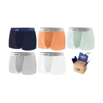 Lee SS25 INDIGO Underwear Gift Box Men's 5 Pack