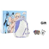 Purple White Ghost Back to School Gift Box Set