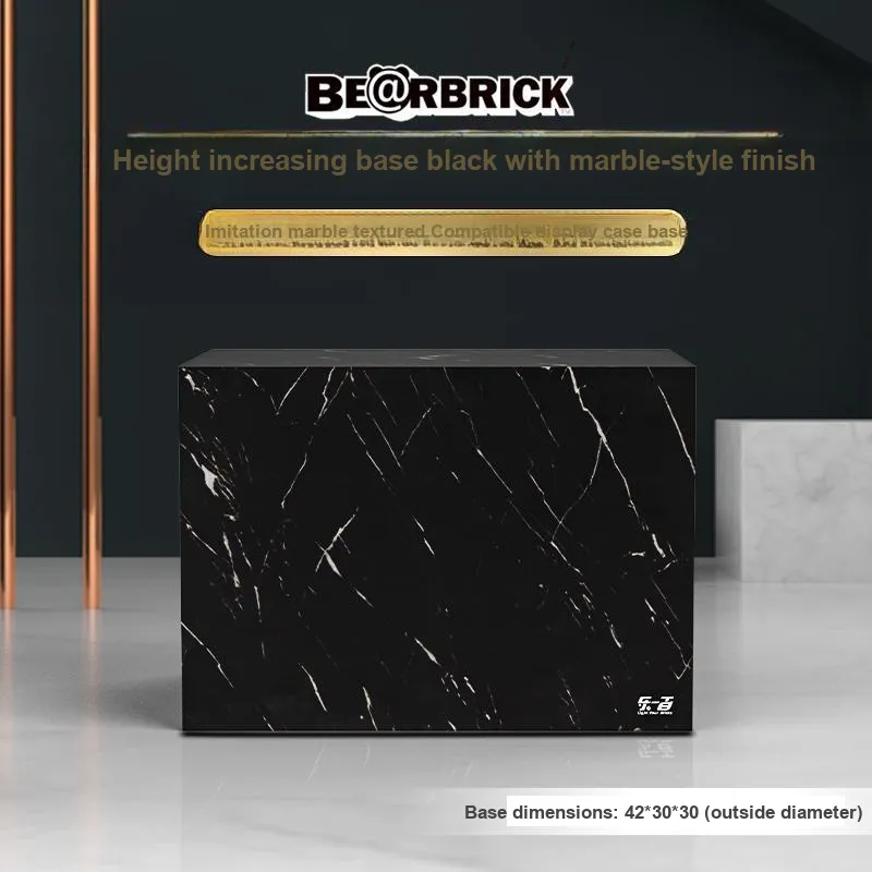 LIGHT YOUR BRICKS Compatibility 1000% Building Blocks Bear Display Case Bearbrick Storage Box Model Accessories-7