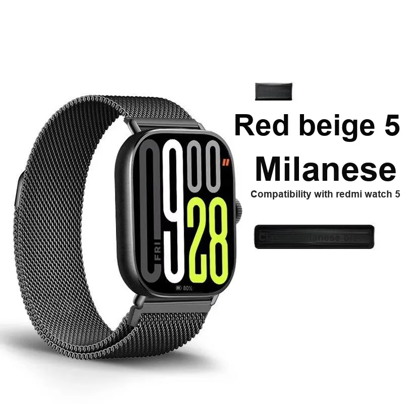 Fly Watch Band Red Beige Compatibility Metal-5