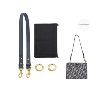 GUYI Cow Leather Bag Accessory Set Bag Strap Accessories Women's Dark Blue