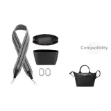 [Trumpets Two-Piece Set 1]Canvas Wide Shoulder Strap+Black Water Cup Style Waterproof Liner (Includes Spring Ring *2)