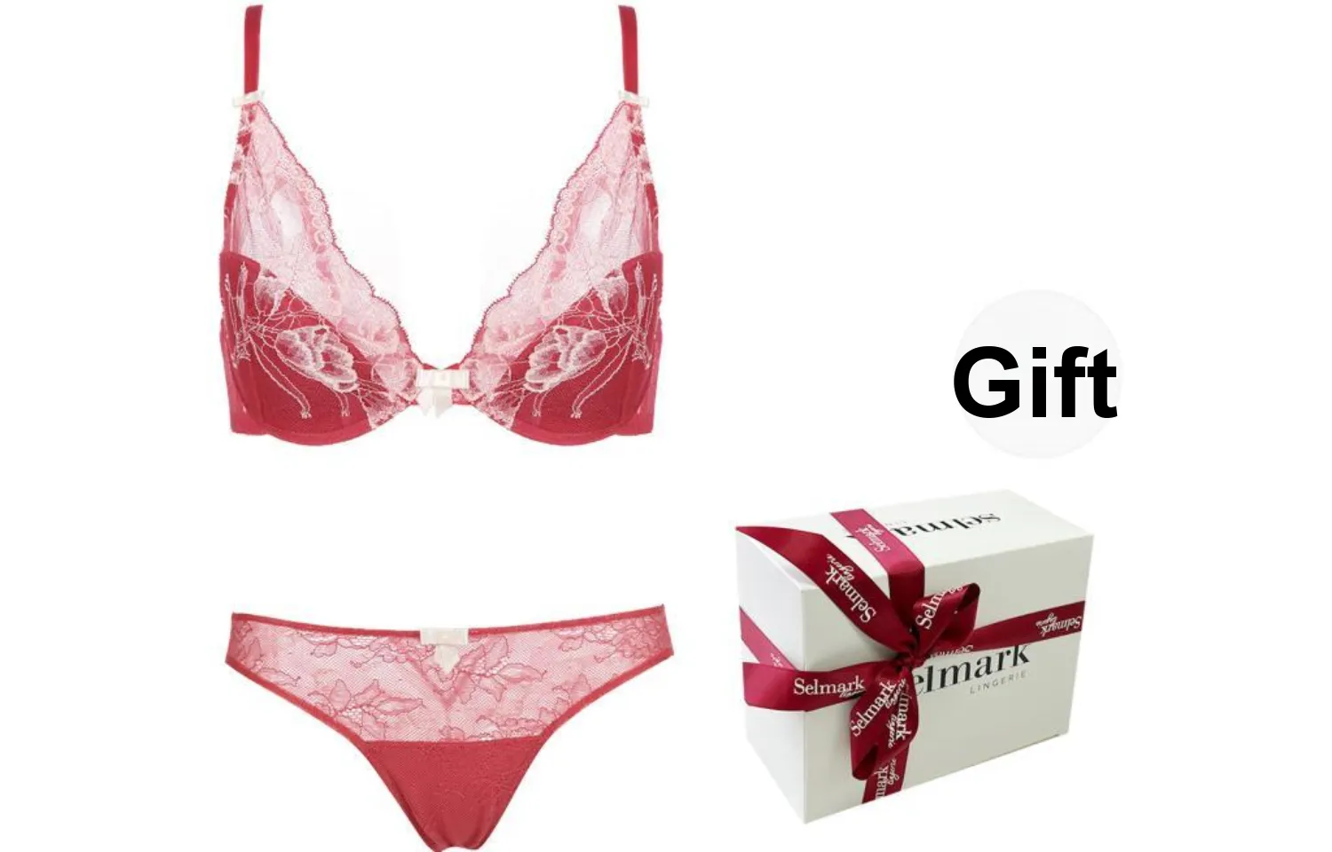 Selmark Underwear Set Women's Red