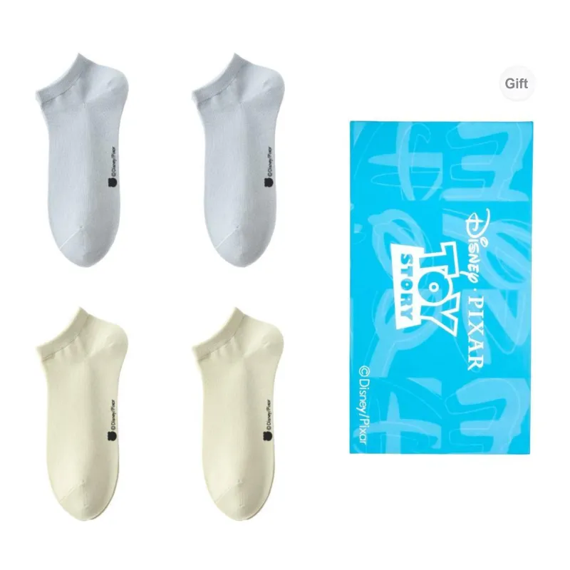 Disney Ankle Socks Women's Box 4 Pack-23