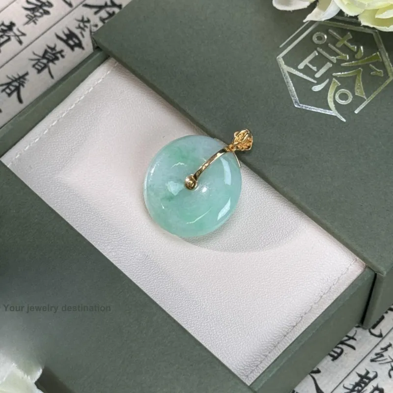 SIYIJIA Glutinous Jade Jadeite Pendants Unisex-3