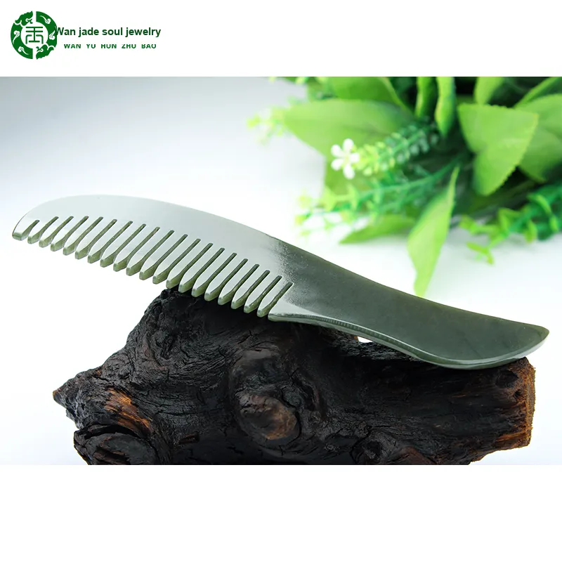 WANYUHUN Comb Green Jade Unisex-8