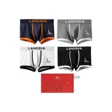 4 Pack (Light Gray+Black Orange+Black+White)