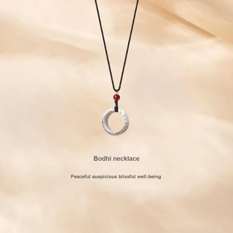 TANGSHU Star Moon Bodhi Seeds Necklaces Unisex-1