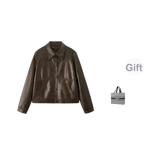 PIERRE CARDIN Кожа Куртка Женская