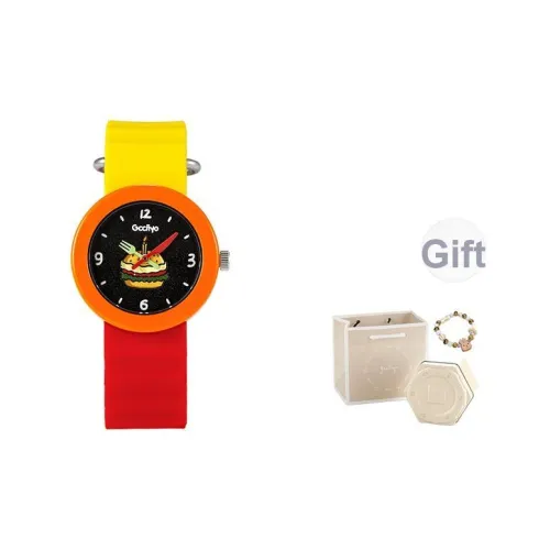 GCCLIYO Кварцевый механизм силиконовый ремешок унисекс черный циферблат