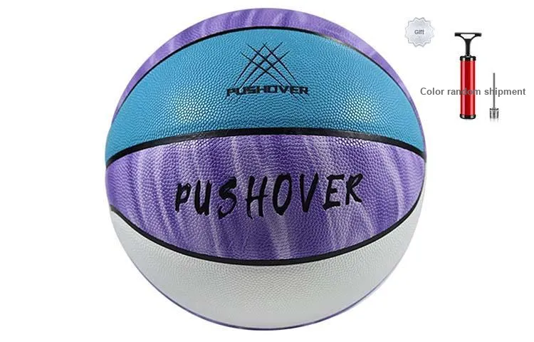 PUSHOVER Basketball Multicolor Size 7 Training Unisex-1