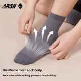 Men's Crew Socks 5 Pack Shopping Bag (5 Black)