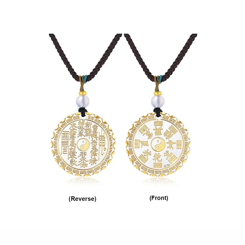 TUTAE 999 Fine Silver Necklaces Unisex Gold-13