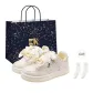 Beige Yellow Bowknot (Shopping Bag Included-Socks)