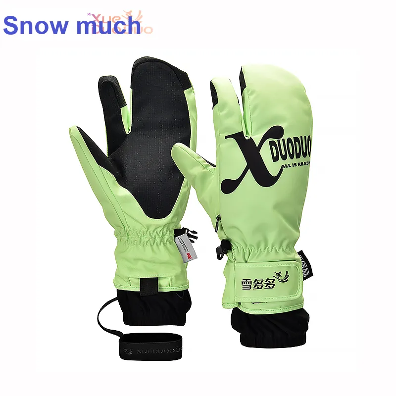 A lot of snow Ski Gloves-1