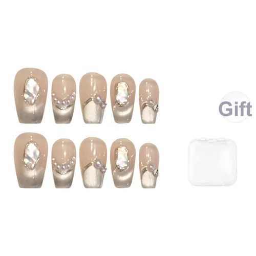 Song Biography Soft Brightening Минималистский стиль False Nail Короткий LADDER 20 мм