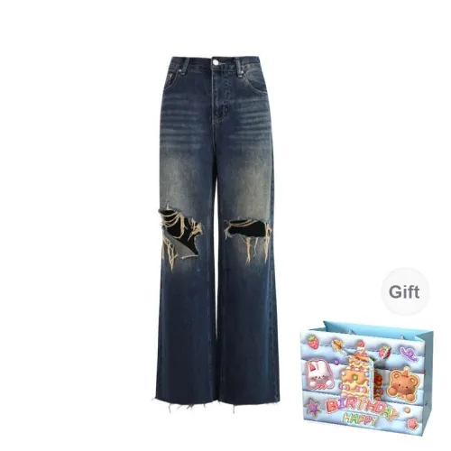 WOWI Jeans Women's Blue Shopping Bag Included
