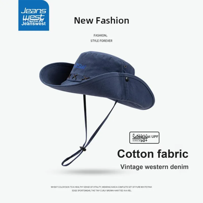 JEANSWEST Polyester Bucket Hats Unisex-9