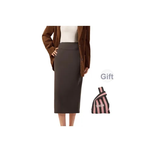 SIINSIIN Повседневный длинный юбка женский