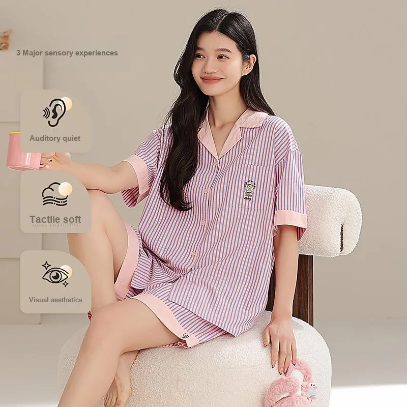 XIAFENYAN Pajama Set Women's Purple Pink-1