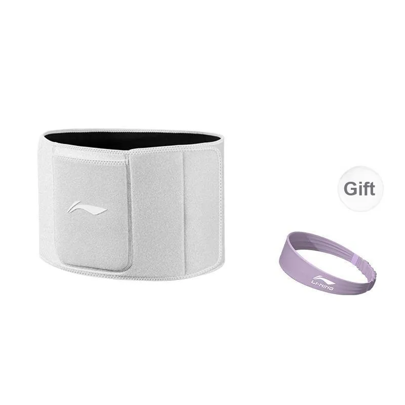 LiNing Back Support Braces Fitness Running Breathable Warm Protective Pressurized And Non Slip Polyester Nylon Unisex-14