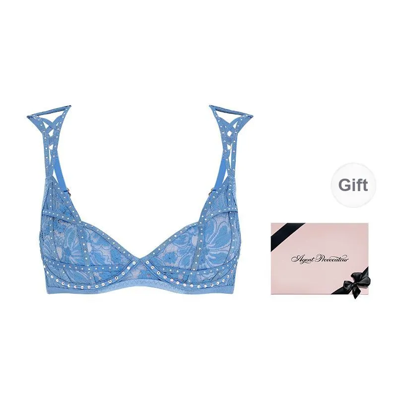 Agent Provocateur Bra Women's Gift Box Set Sky Blue-0