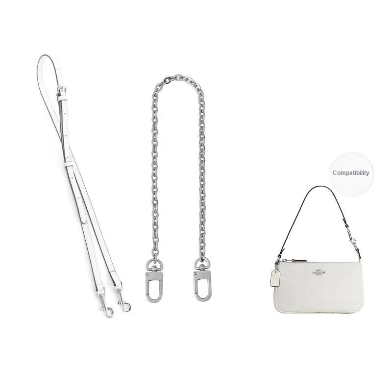 Gloya Metal Bag Accessory Women's Silver-14