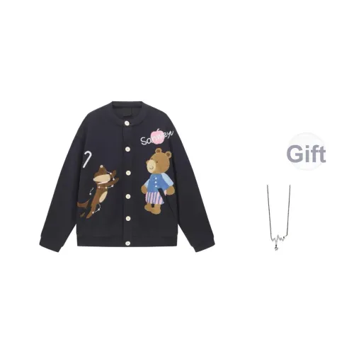 SONDR Темно-синий В комплекте с ожерельем Женские Свитшоты