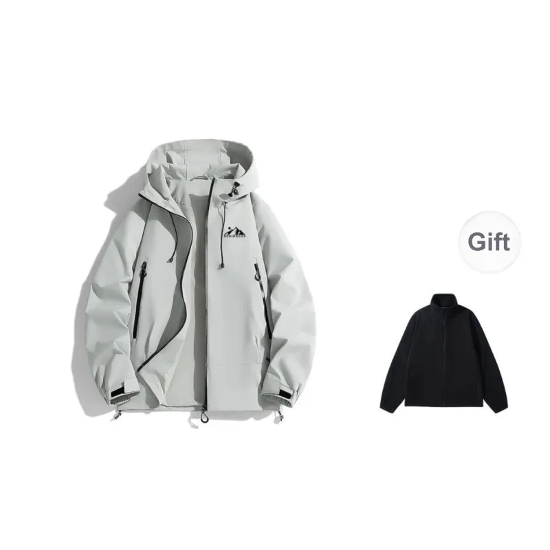 ROBINHOOD Water Resistant Windproof Breathable Warm Water Repellent Windbreaker Jacket Unisex-12